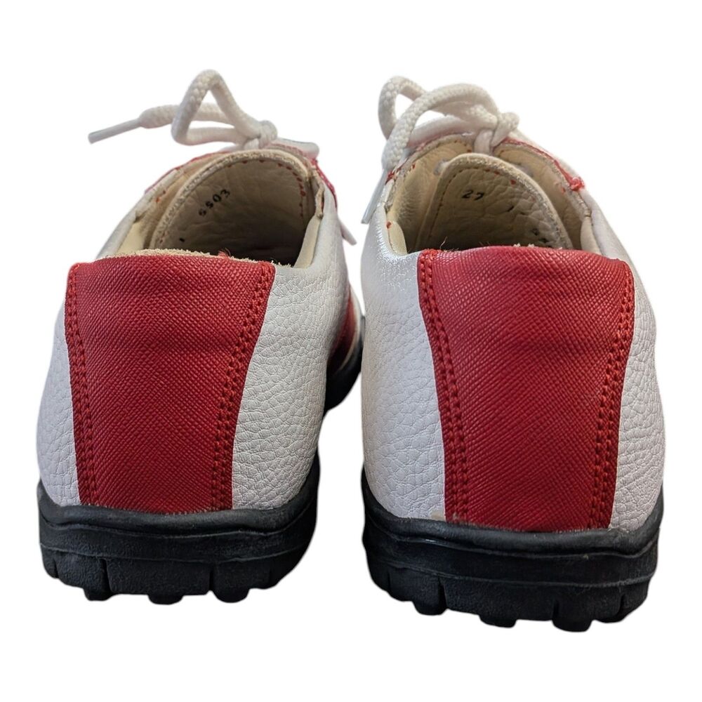 I Love Golf Red & White Men's Golf Shoes Spikeless Comfort US Size 9.5/10 MX 27 - Picture 3 of 10